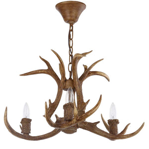Safavieh Makani 21.5 Inch Dia Antler Chandelier, CHA4002