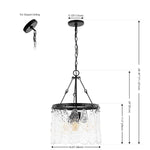 Safavieh Thryssa Chandelier , CHA4055 - Black / Clear