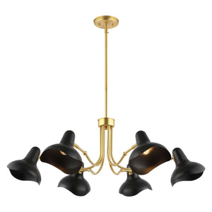 Safavieh Mykola 6 Light 39 Inch Iron Chandelier , CHA4071