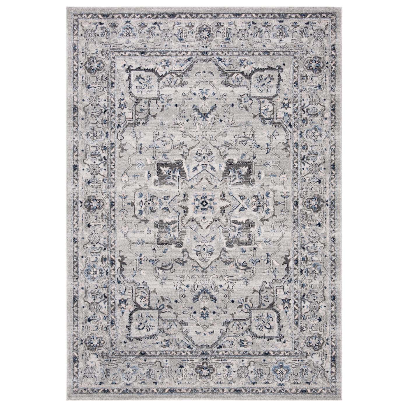 Safavieh Charleston 411 Rug, CHL411 - Grey / Dark Grey