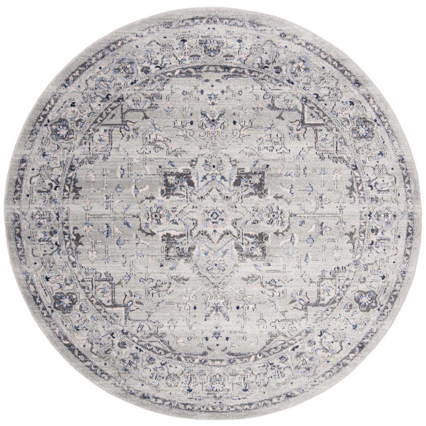 Safavieh Charleston 411 Rug, CHL411 - Grey / Dark Grey