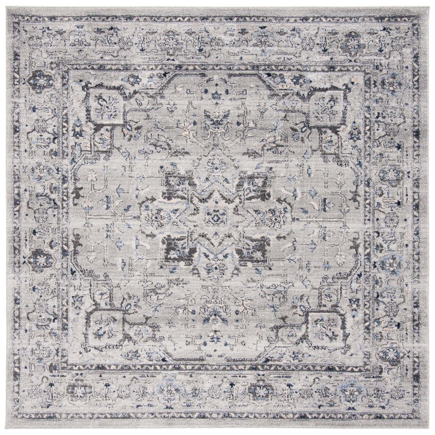 Safavieh Charleston 411 Rug, CHL411 - Grey / Dark Grey