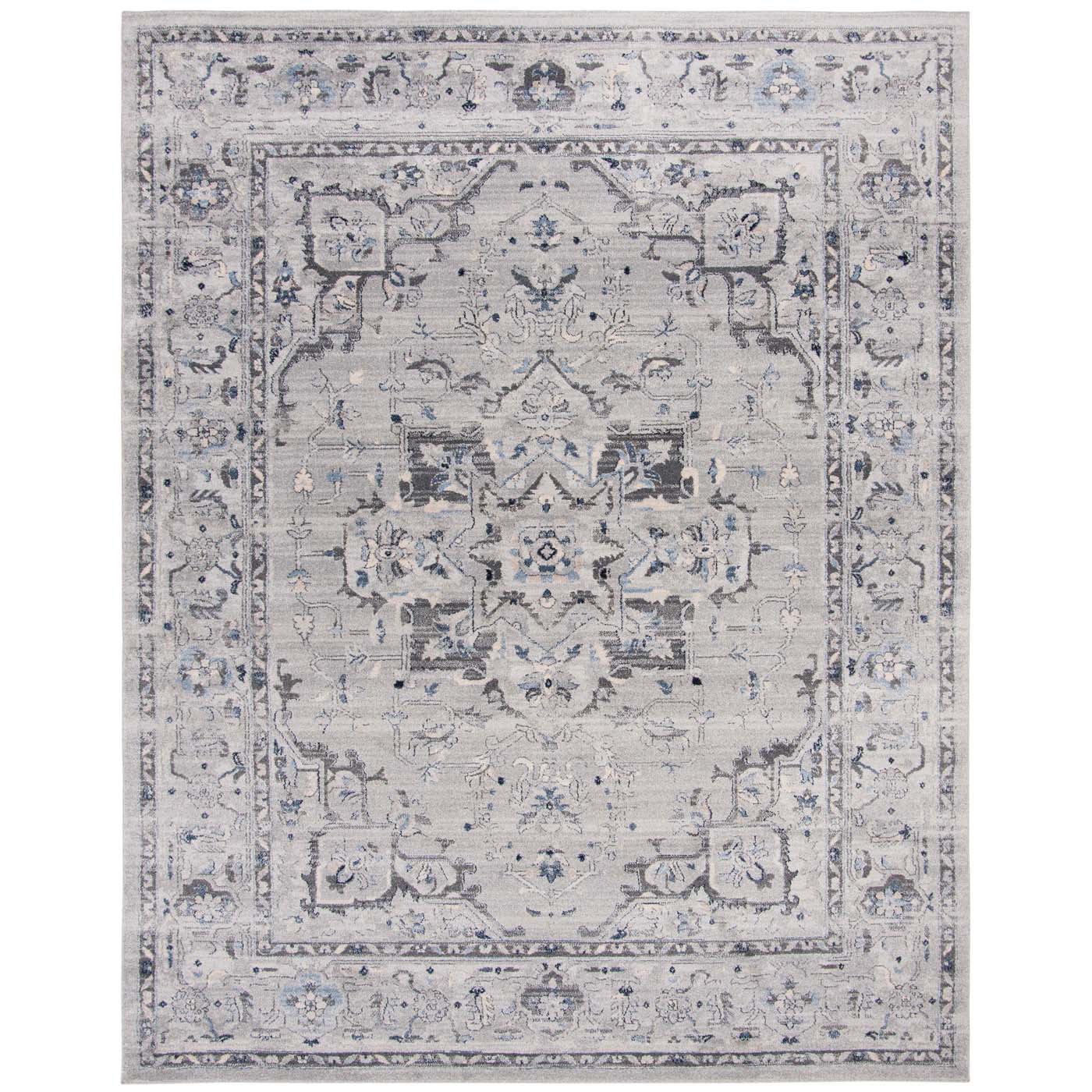 Safavieh Charleston 411 Rug, CHL411 - Grey / Dark Grey