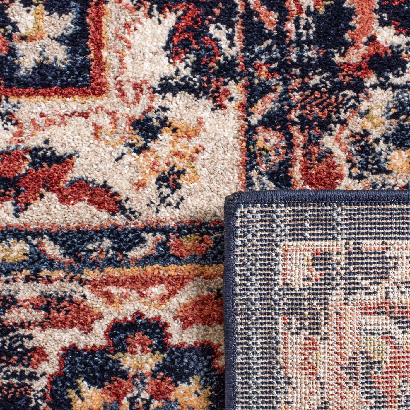 Safavieh Charleston 411 Rug, CHL411 - Navy / Red