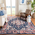 Safavieh Charleston 411 Rug, CHL411 - Navy / Red