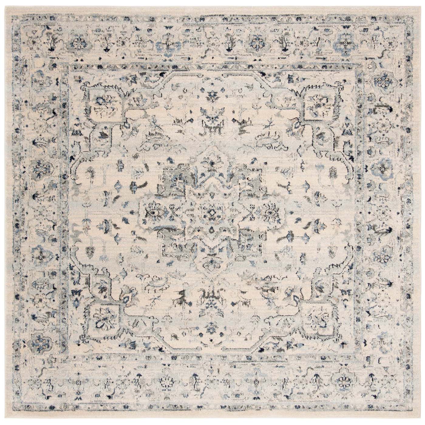 Safavieh Charleston 411 Rug, CHL411 - Ivory / Light Blue