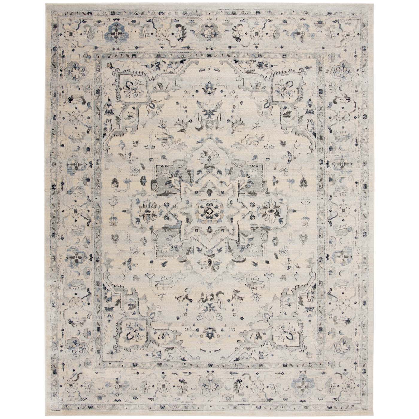 Safavieh Charleston 411 Rug, CHL411 - Ivory / Light Blue