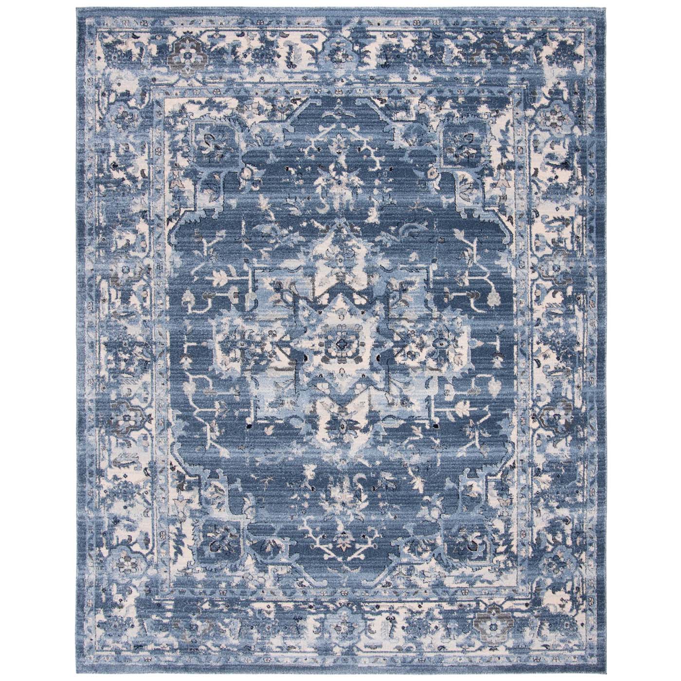 Safavieh Charleston 411 Rug, CHL411 - Navy / Creme
