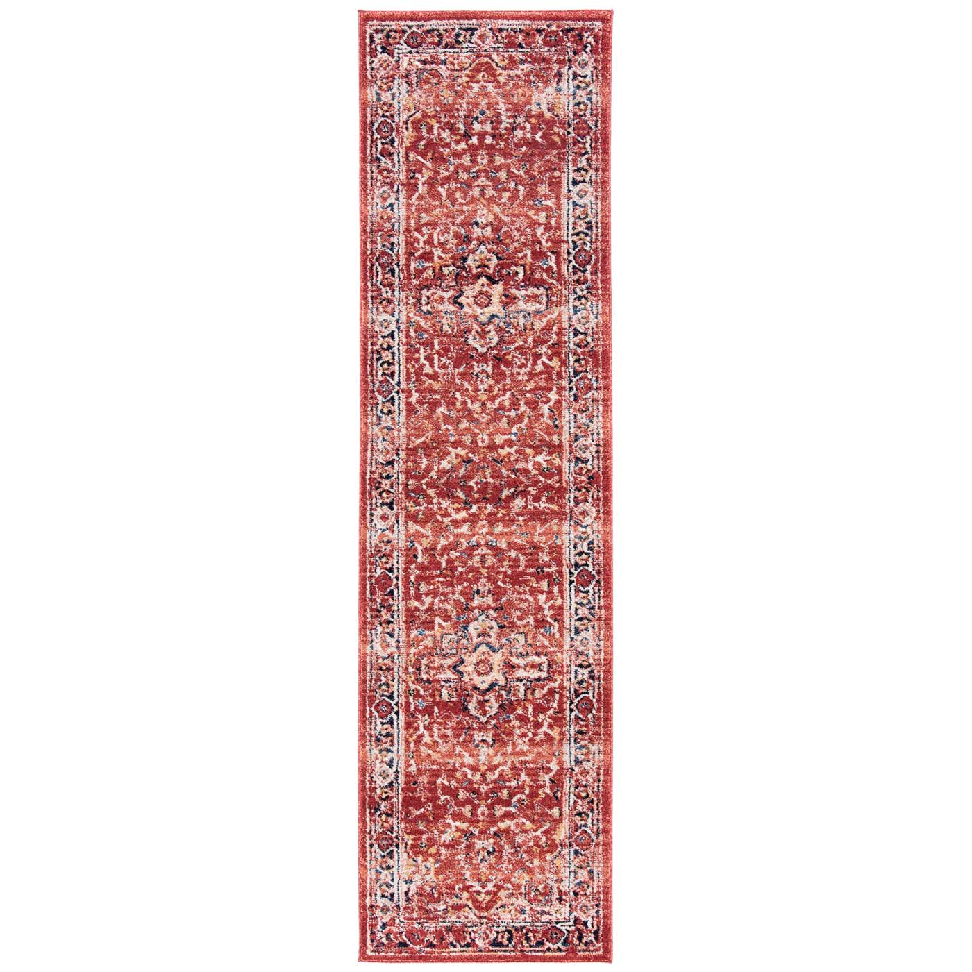 Safavieh Charleston 411 Rug, CHL411 - Red / Ivory