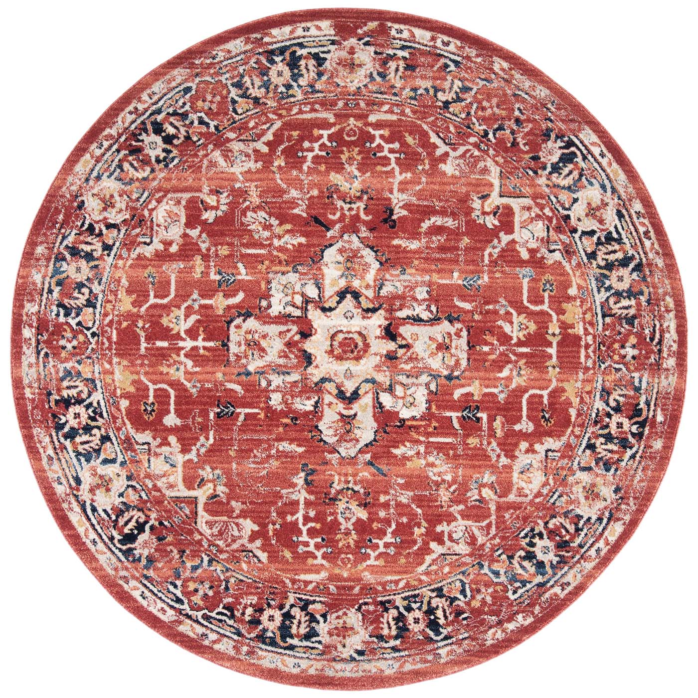 Safavieh Charleston 411 Rug, CHL411 - Red / Ivory