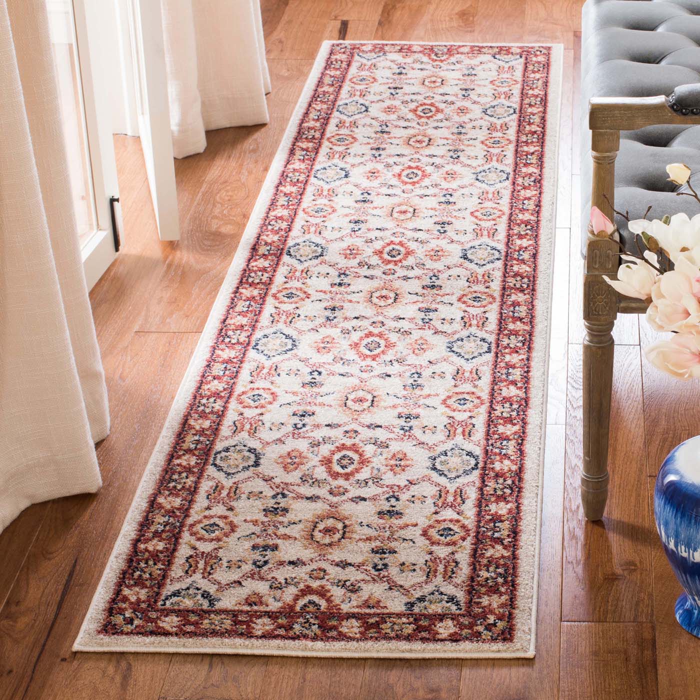 Safavieh Charleston 412 Rug, CHL412 - Ivory / Red