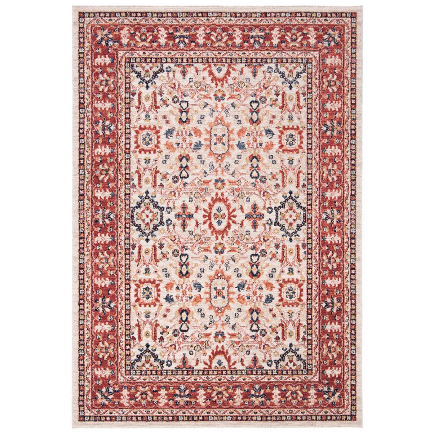 Safavieh Charleston 412 Rug, CHL412 - Ivory / Red