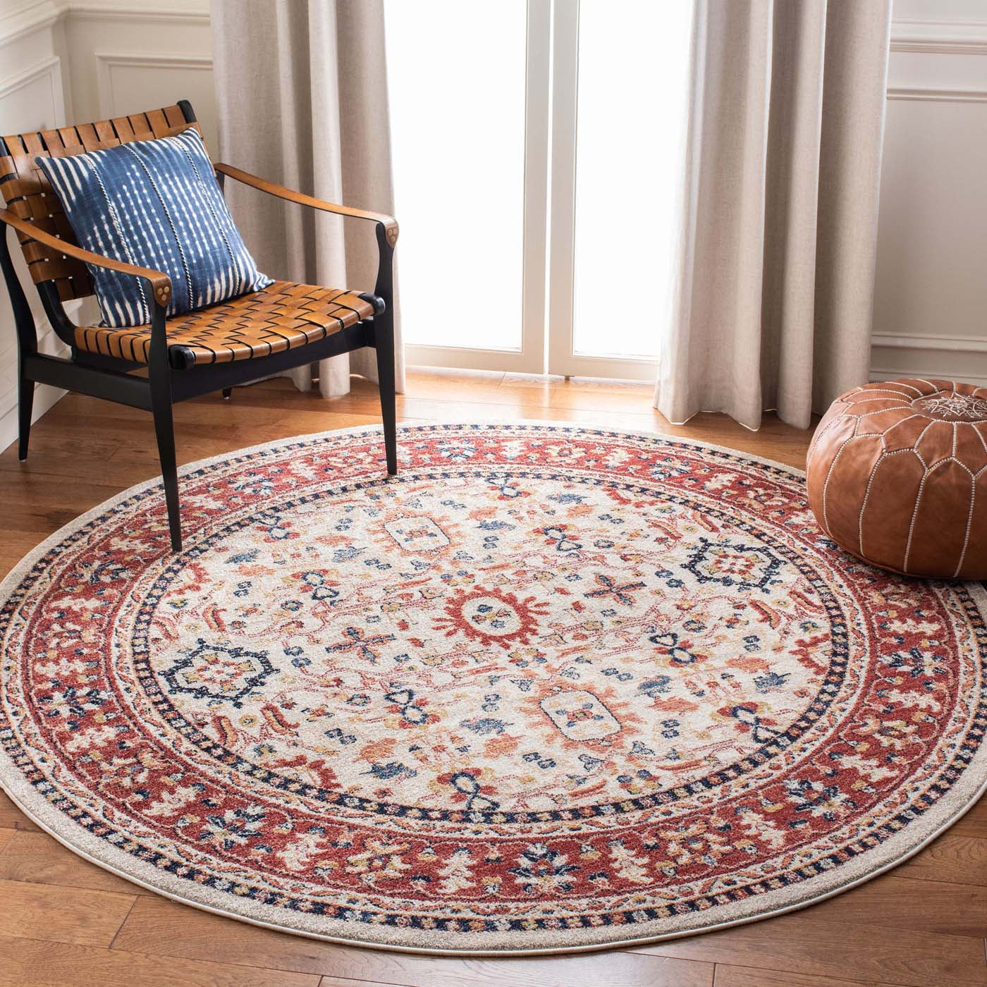 Safavieh Charleston 412 Rug, CHL412 - Ivory / Red