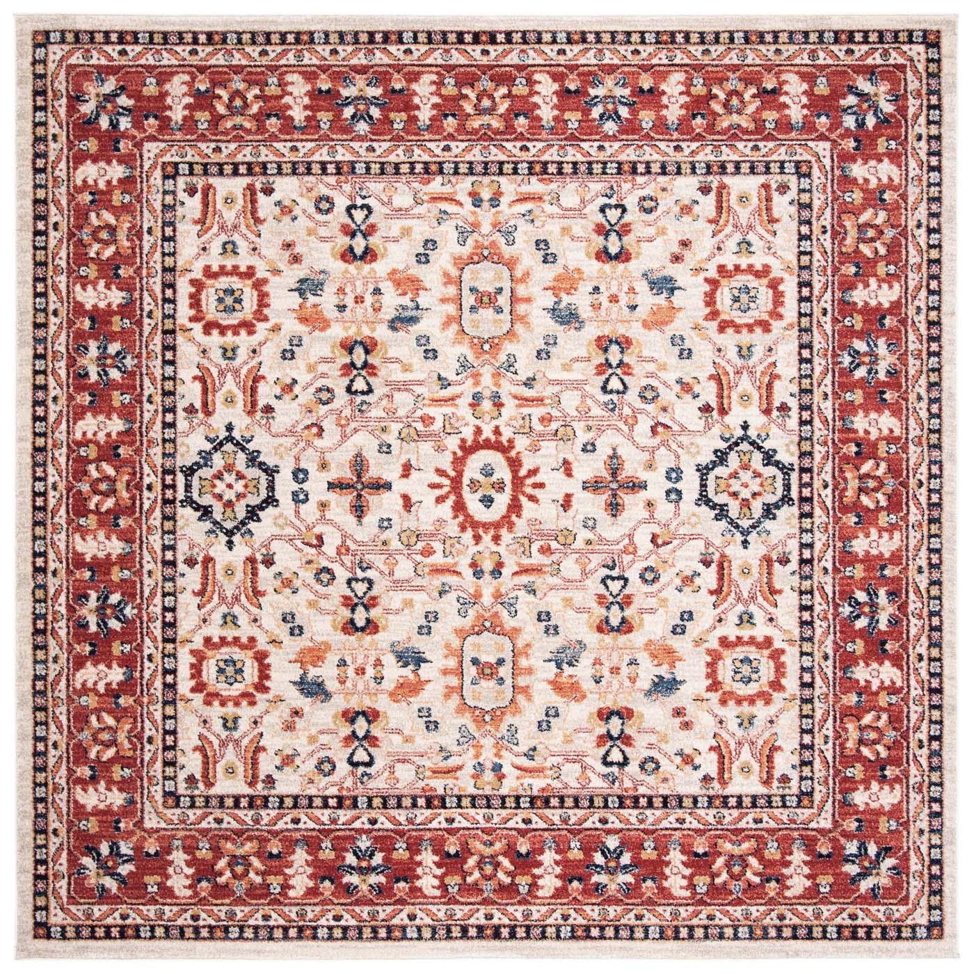 Safavieh Charleston 412 Rug, CHL412 - Ivory / Red