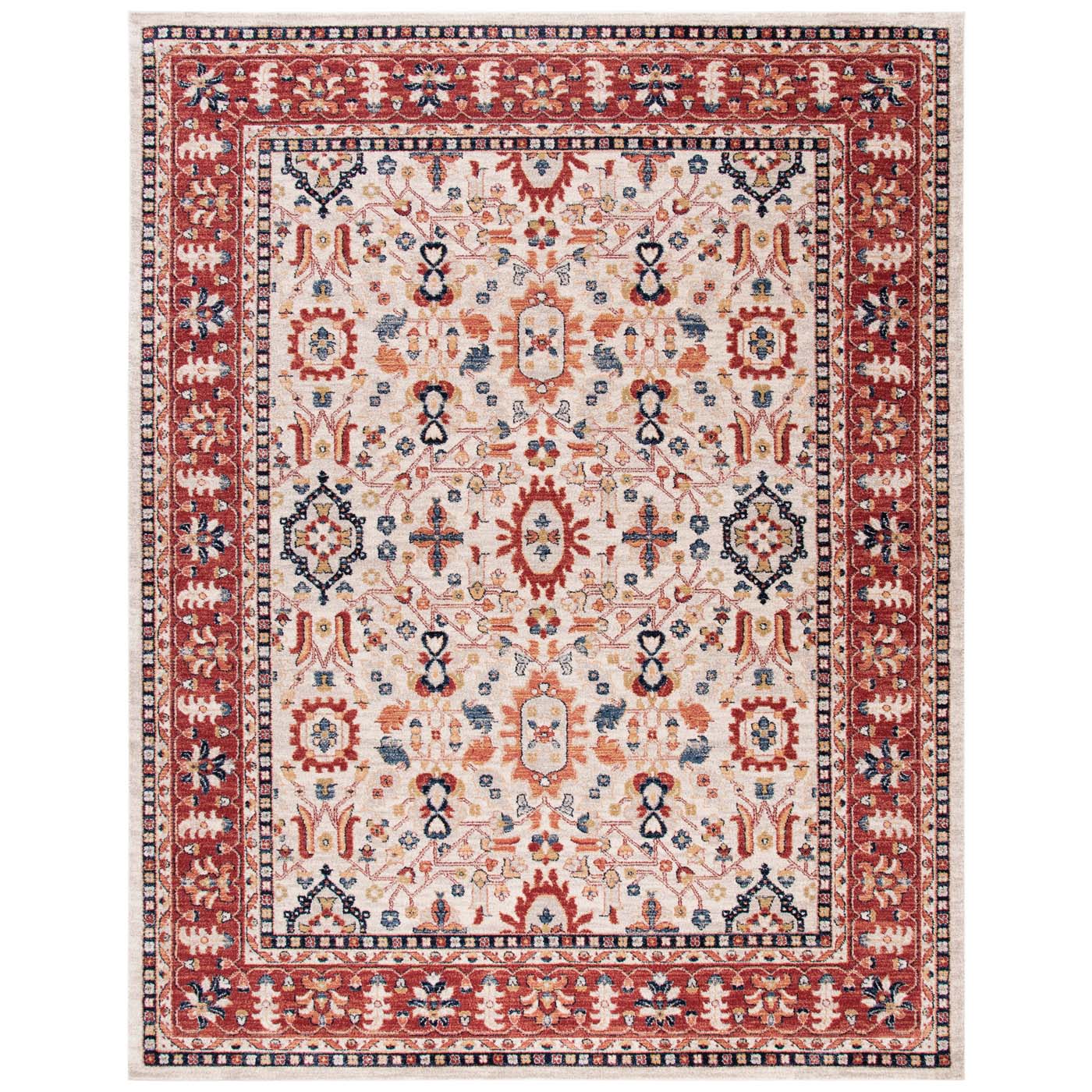 Safavieh Charleston 412 Rug, CHL412 - Ivory / Red