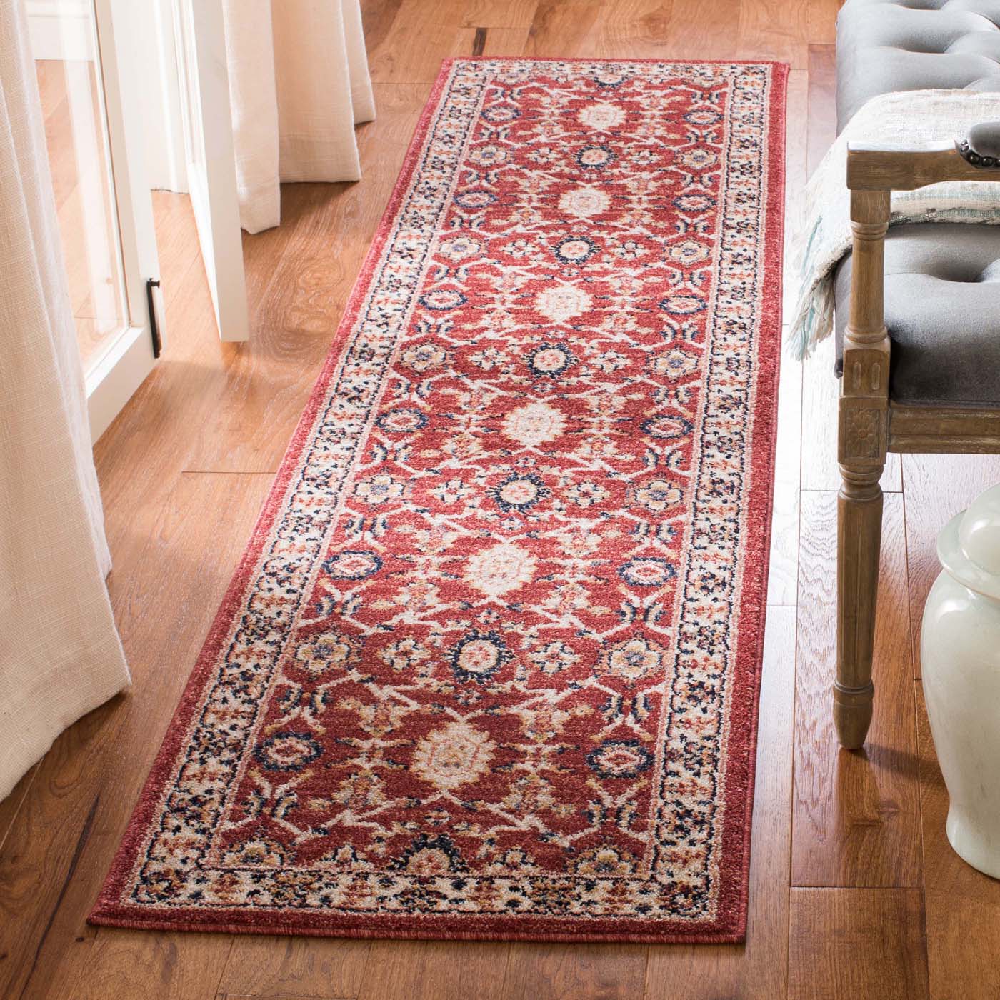 Safavieh Charleston 412 Rug, CHL412 - Red / Ivory