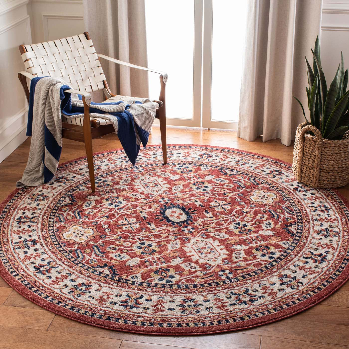 Safavieh Charleston 412 Rug, CHL412 - Red / Ivory