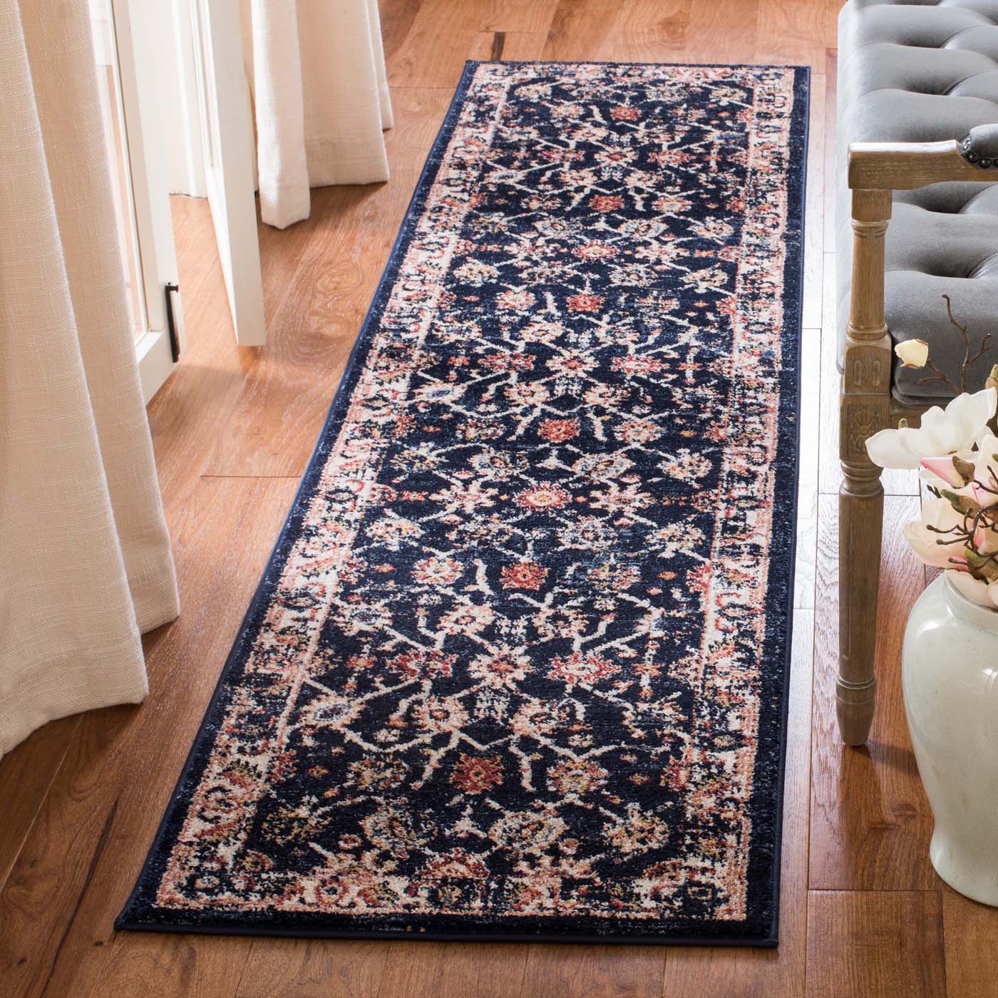 Safavieh Charleston 413 Rug, CHL413 - Navy / Ivory