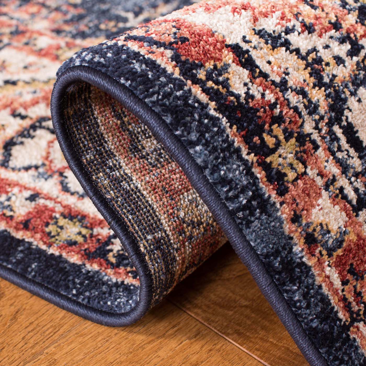 Safavieh Charleston 413 Rug, CHL413 - Navy / Ivory