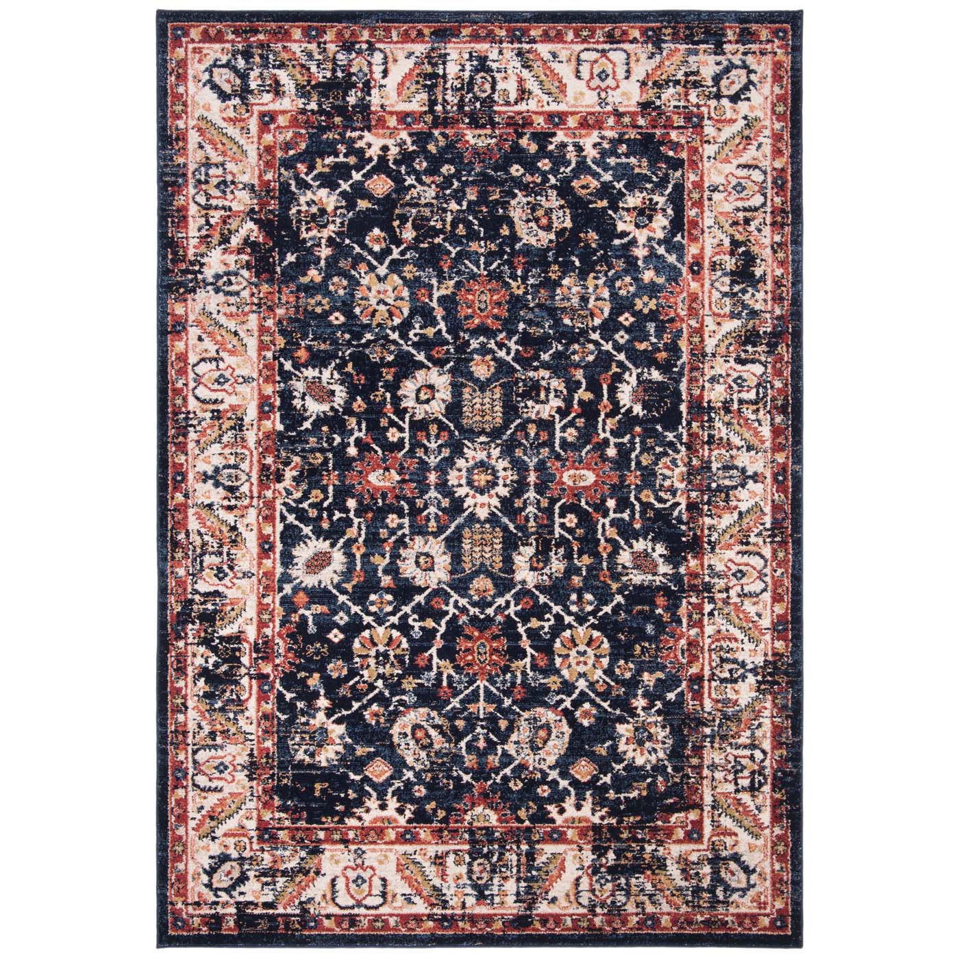 Safavieh Charleston 413 Rug, CHL413 - Navy / Ivory