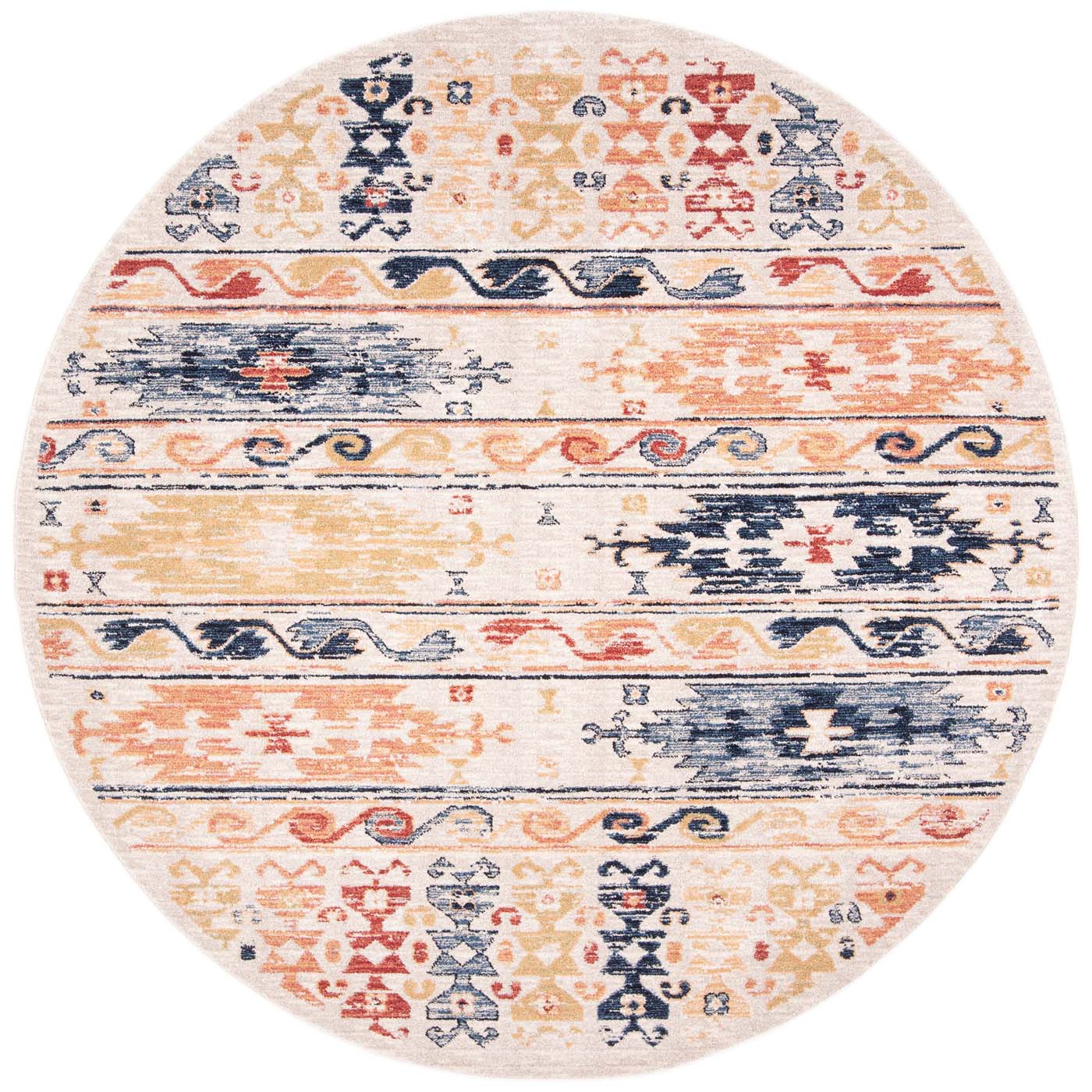 Safavieh Charleston 421 Rug, CHL421 - Ivory / Rust