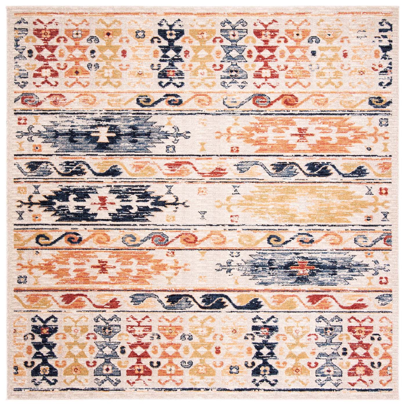 Safavieh Charleston 421 Rug, CHL421 - Ivory / Rust
