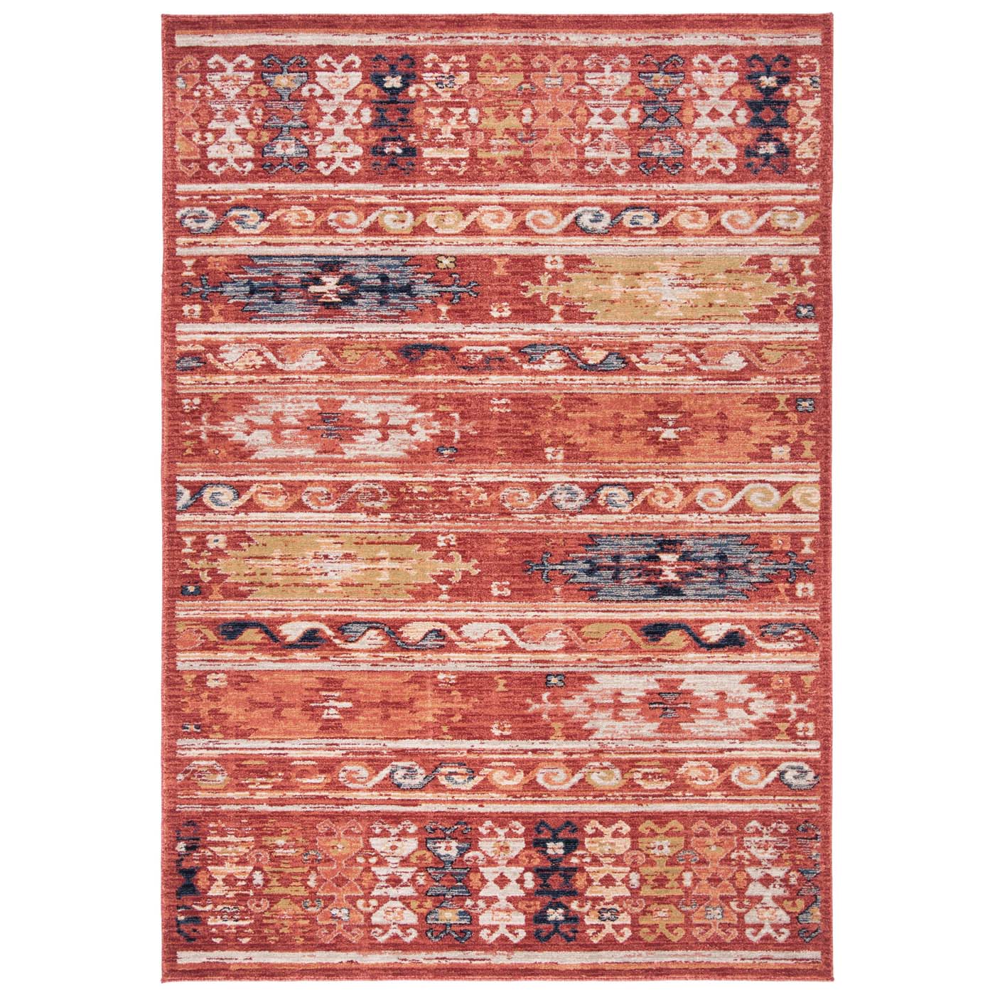 Safavieh Charleston 421 Rug, CHL421 - Rust / Ivory