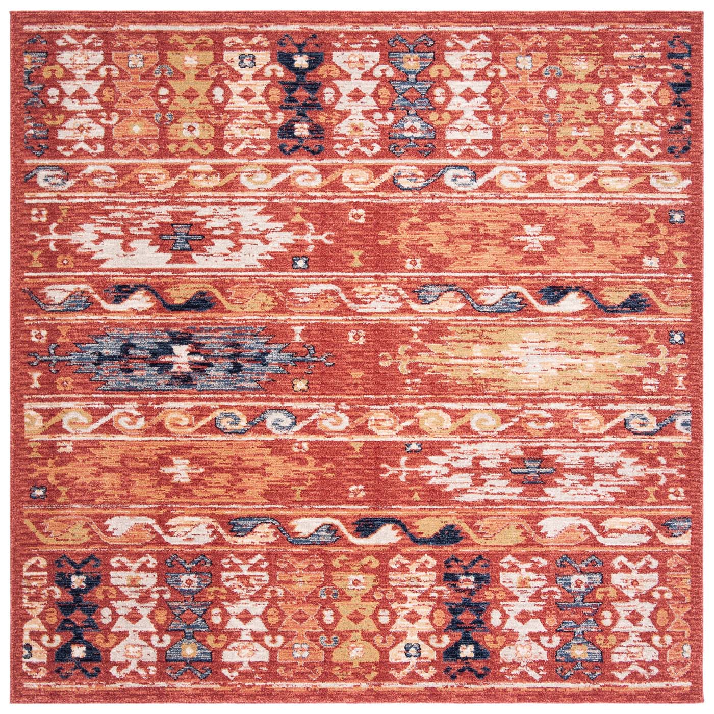 Safavieh Charleston 421 Rug, CHL421 - Rust / Ivory