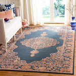 Safavieh Chester 546 Rug, CHS546 - Navy / Rust