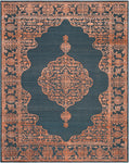 Safavieh Chester 546 Rug, CHS546 - Navy / Rust