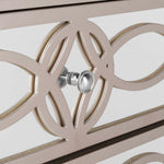 Safavieh Catalina 3 Drawer Chest , CHS6400 - Champagne/Mirror