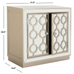 Safavieh Kaia 2 Door Chest , CHS6404 - Champagne/Mirror