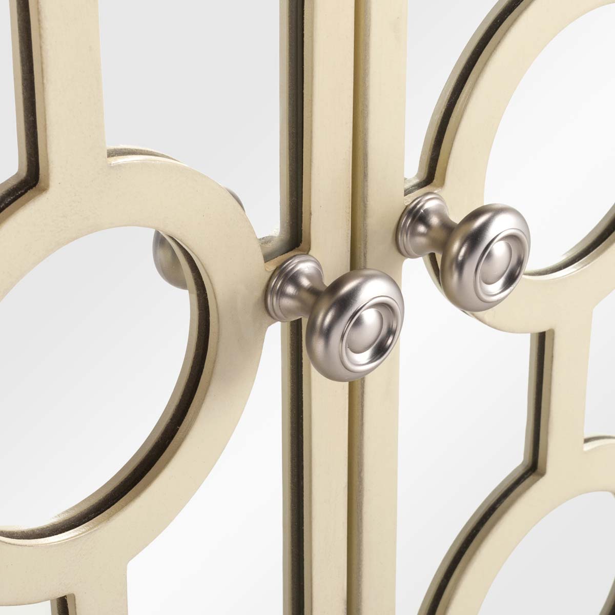 Safavieh Kaia 2 Door Chest , CHS6404 - Antique Beige/Mirror