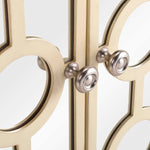 Safavieh Kaia 2 Door Chest , CHS6404 - Antique Beige/Mirror