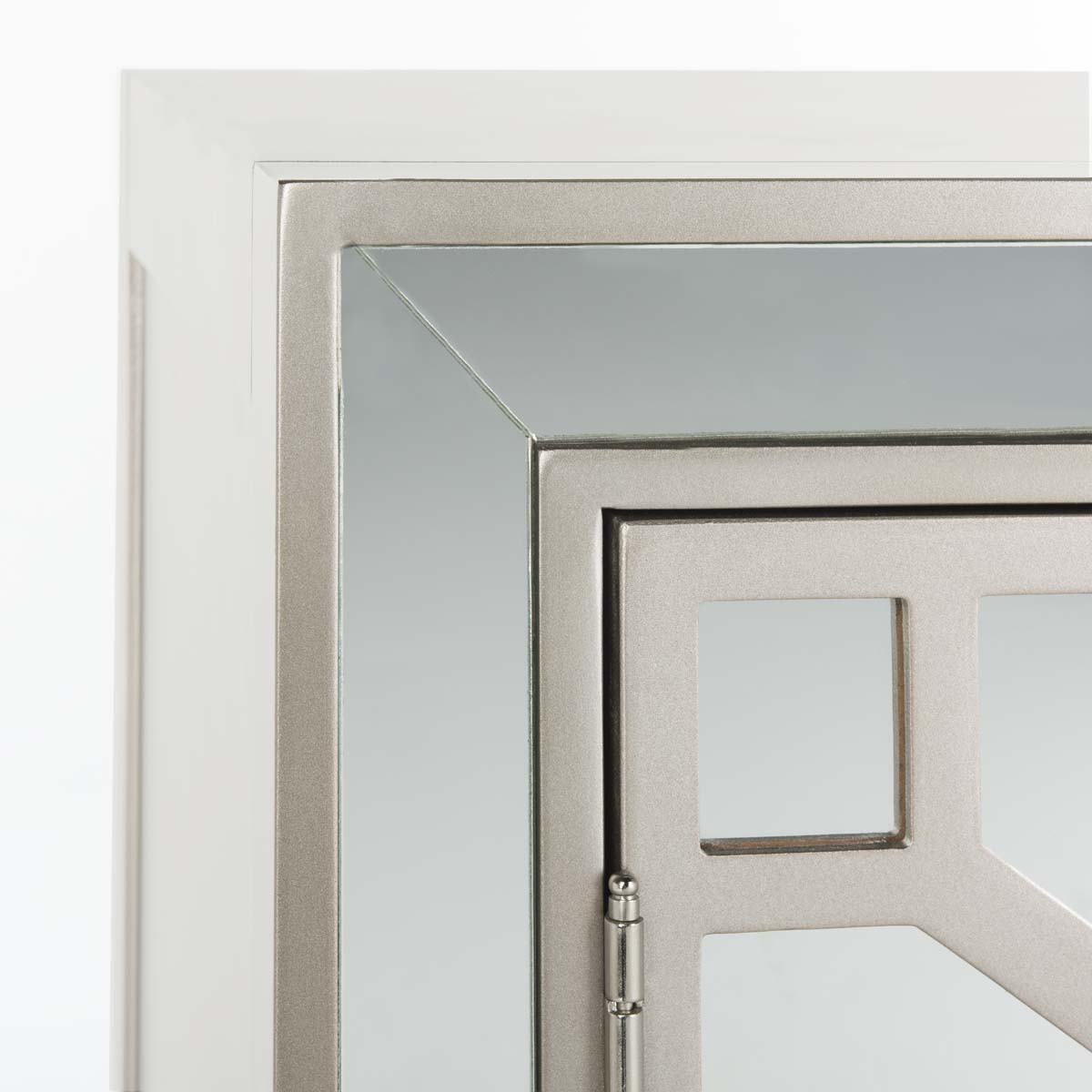 Safavieh Juniper 2 Door Chest , CHS6405 - Champagne/Mirror