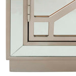 Safavieh Juniper 2 Door Chest , CHS6405 - Champagne/Mirror
