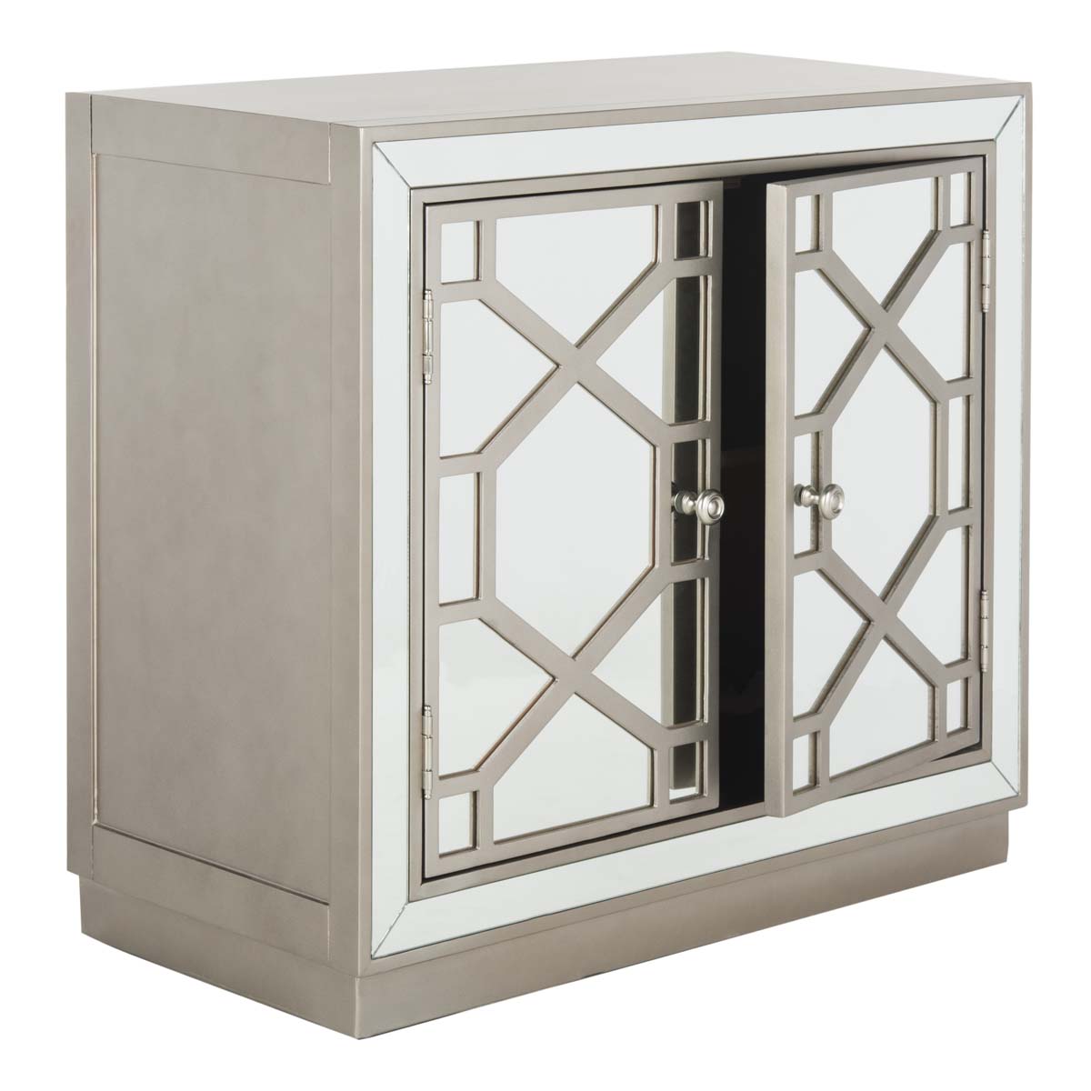 Safavieh Juniper 2 Door Chest , CHS6405 - Champagne/Mirror