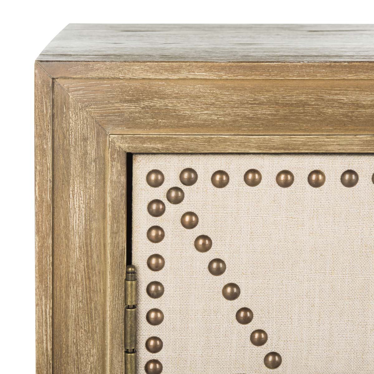 Rustic Oak/Beige Linen