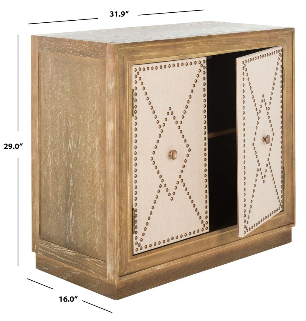 Rustic Oak/Beige Linen