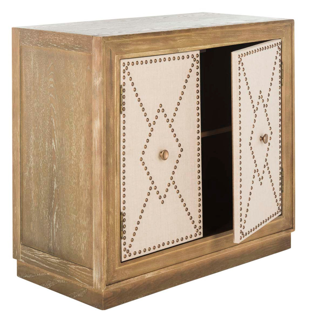 Rustic Oak/Beige Linen