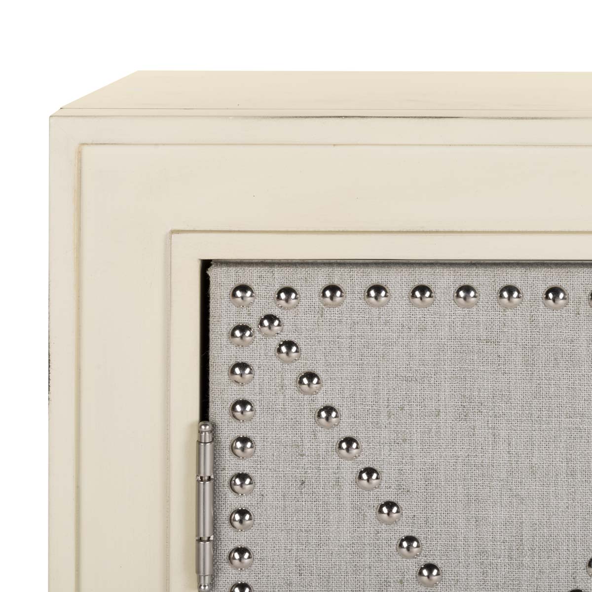 Safavieh Erin 2 Door Chest , CHS6408 - Antique Beige/Light Grey Linen