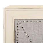 Safavieh Erin 2 Door Chest , CHS6408 - Antique Beige/Light Grey Linen