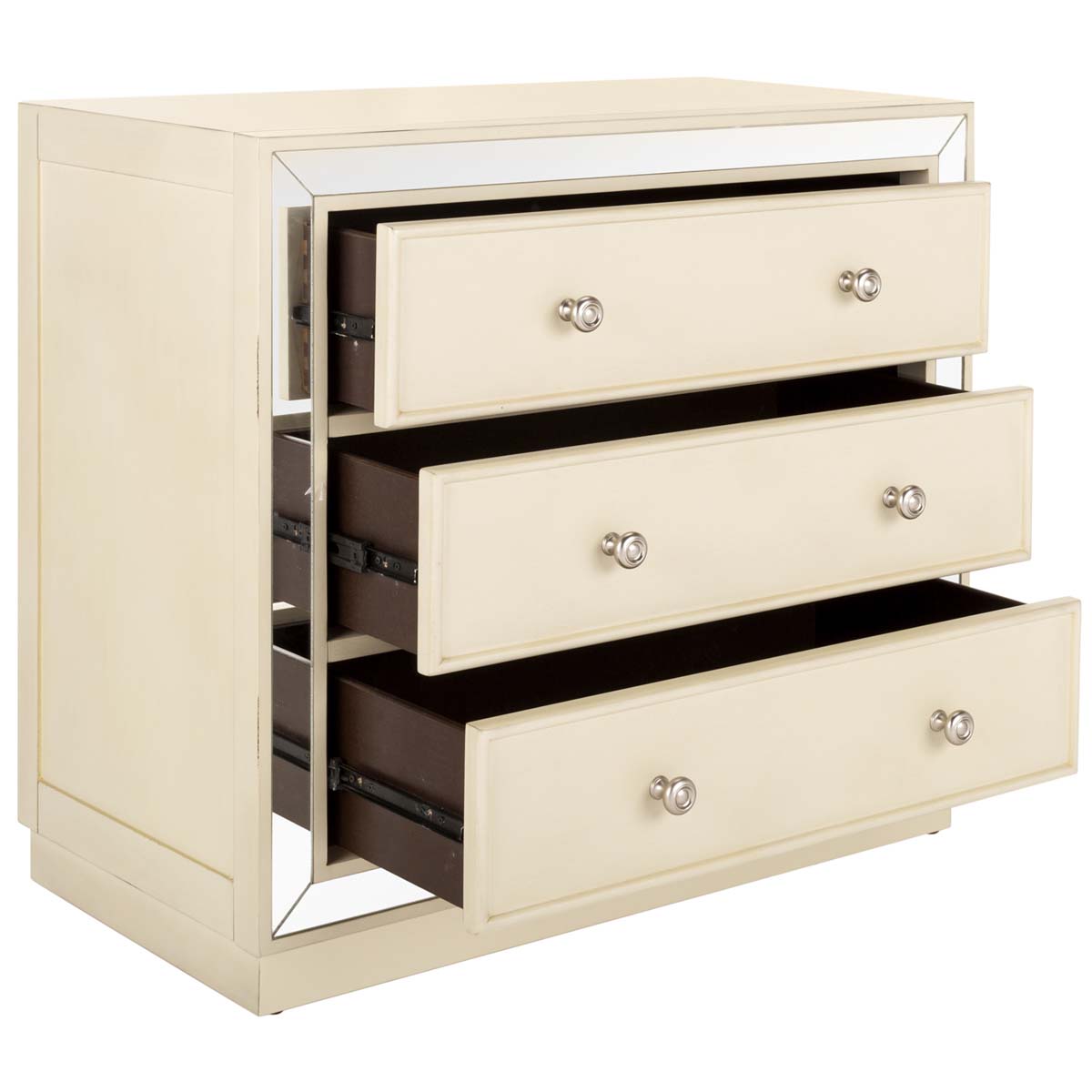 Safavieh Basie 3 Drawer Chest , CHS6414 - Antique Beige