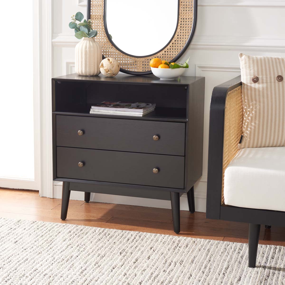 Black/ Antique Gold Drawer Knobs - Black/ Antique Gold Drawer Knobs