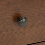 Medium Oak/Antique Gold Drawer Knobs - Medium Oak/Antique Gold Drawer Knobs