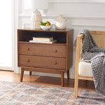 Medium Oak/Antique Gold Drawer Knobs - Medium Oak/Antique Gold Drawer Knobs