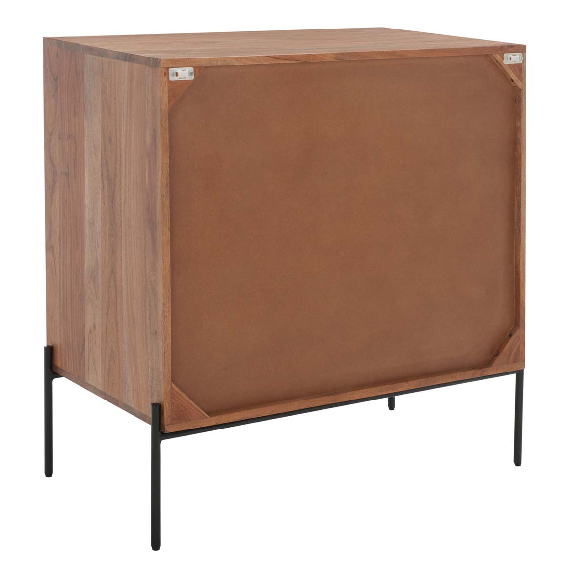 Safavieh Dowling 3 Drawer Chest , CHS9002 - Brown/Black Legs