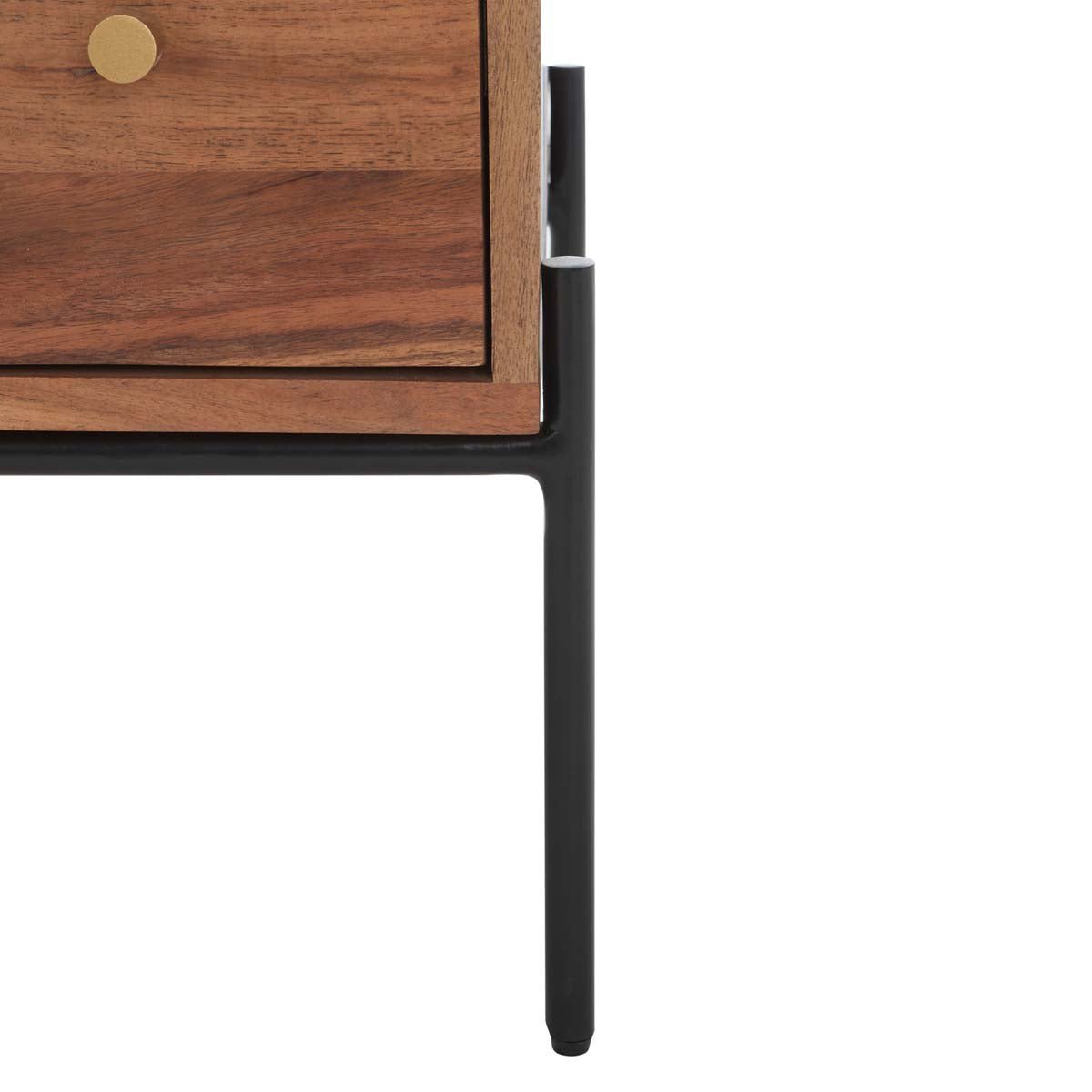 Safavieh Dowling 3 Drawer Chest , CHS9002 - Brown/Black Legs