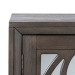 Safavieh Shannon 2 Door Chest , CHS9203 - Grey Wash Walnut/Mirror