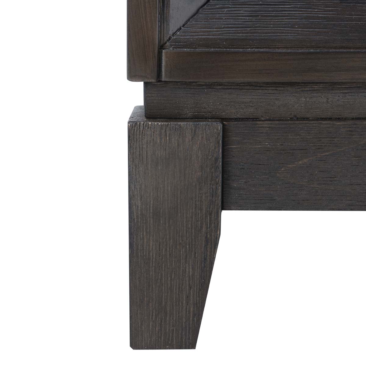 Safavieh Shannon 2 Door Chest , CHS9203 - Grey Wash Walnut/Mirror